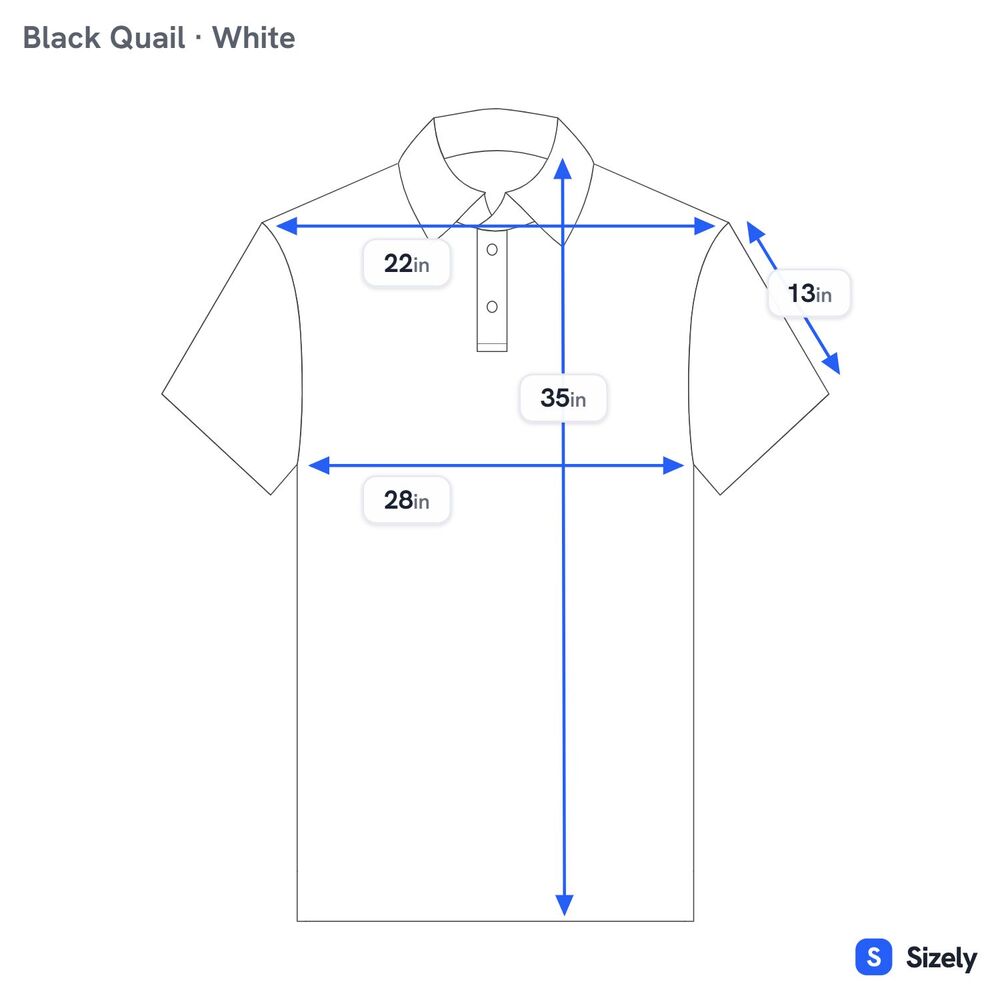 NEW Black Quail Men's Polo Shirt Size 3X Solid White - Picture 10 of 10